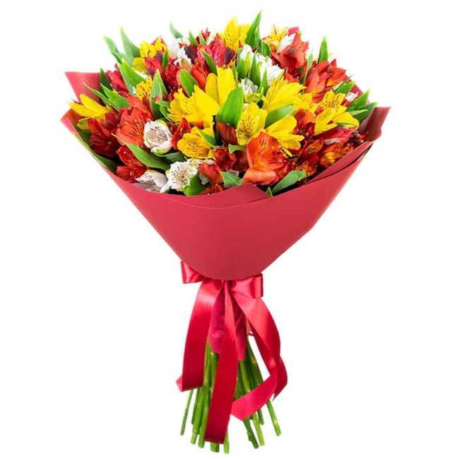 Букет цветов "Слияние красок" Букет цветов "Слияние красок"